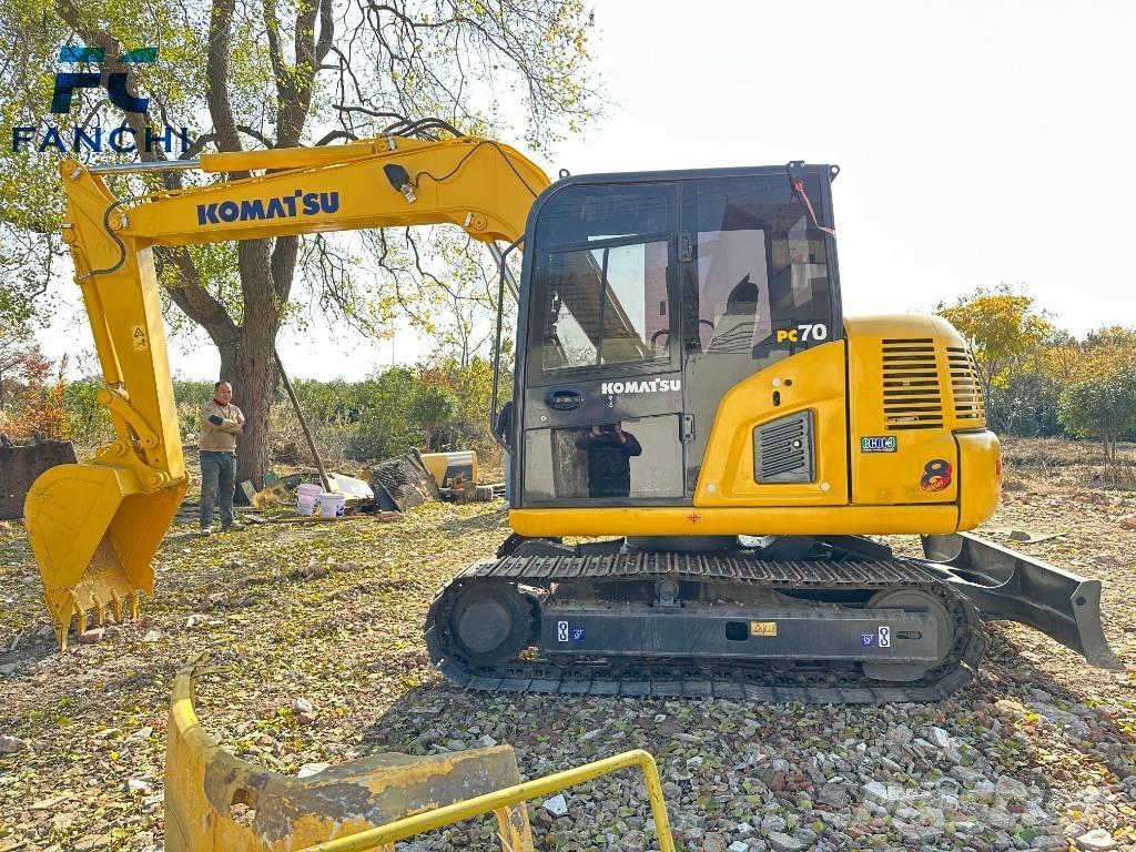 Komatsu PC 70 Rupsgraafmachines