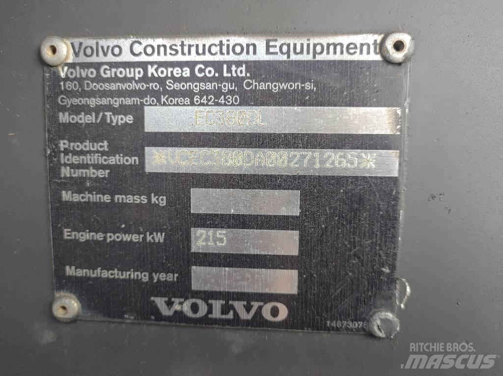 Volvo EC380DL Rupsgraafmachines