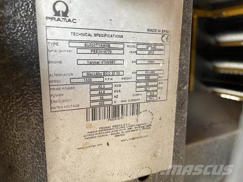 Pramac GSW 45 Diesel generatoren