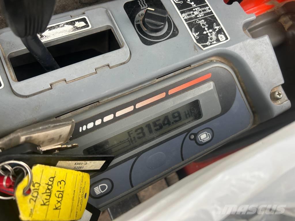 Kubota KX61-3 Minigraafmachines < 7t
