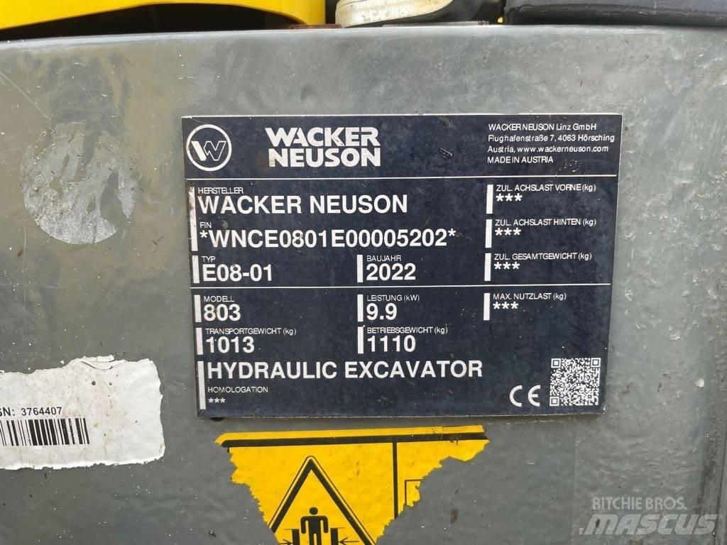 Wacker Neuson 803 Rupsgraafmachines