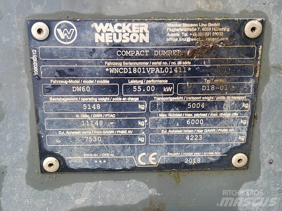 Wacker Neuson DW 60 Mini Dumpers