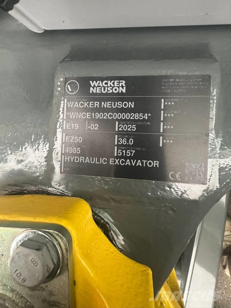 Wacker Neuson EZ 50 Minigraafmachines < 7t