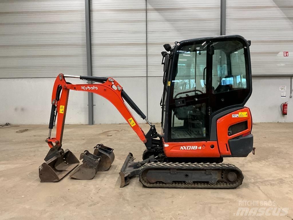 Kubota KX 018-4 Minigraafmachines < 7t