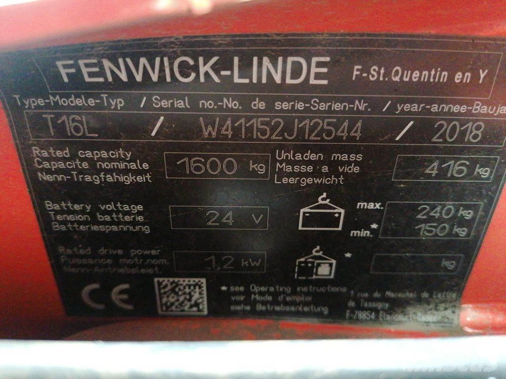 Linde T16L Electro-pallettrucks
