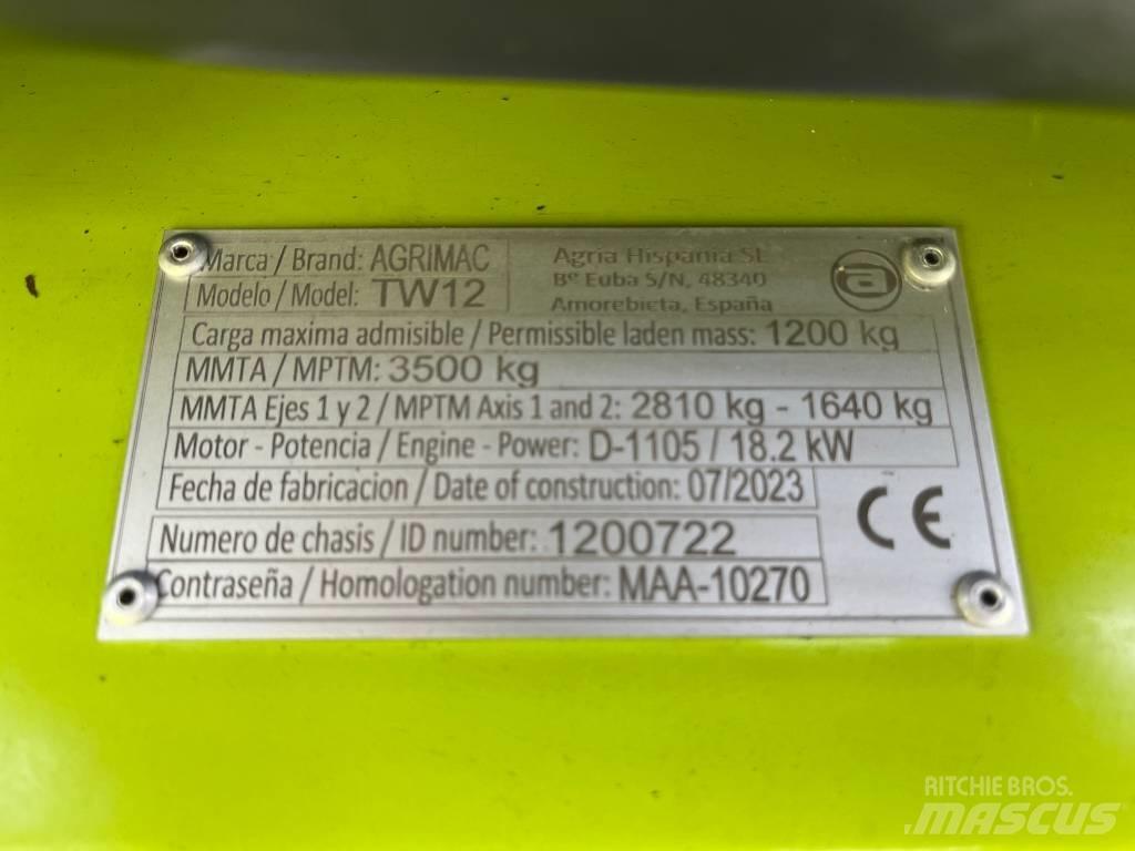 Agrimac TW 12 Diesel heftrucks