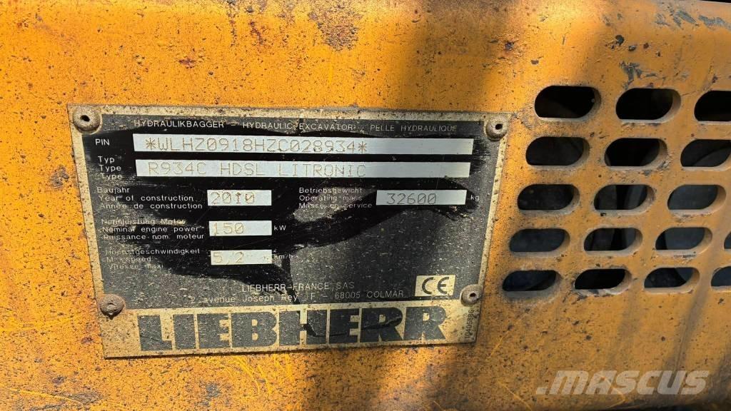 Liebherr R 934 C Rupsgraafmachines