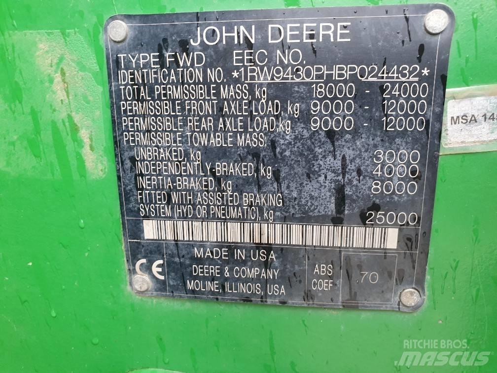John Deere 9430 Tractoren