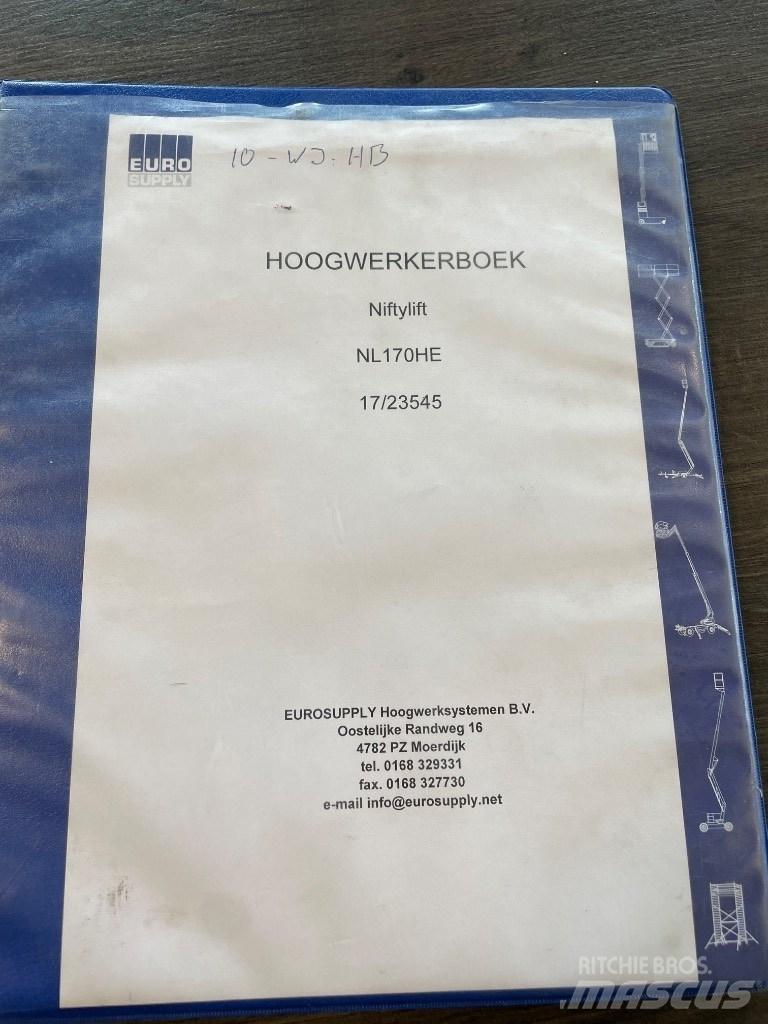 Niftylift 170 H E Aanhanger hoogwerkers
