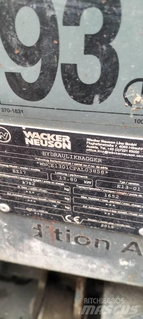 Wacker Neuson EZ 17 Minigraafmachines < 7t