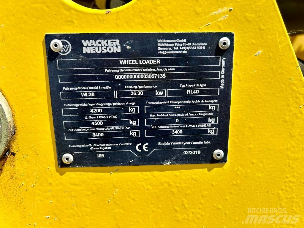 Wacker WL 38 Wielladers