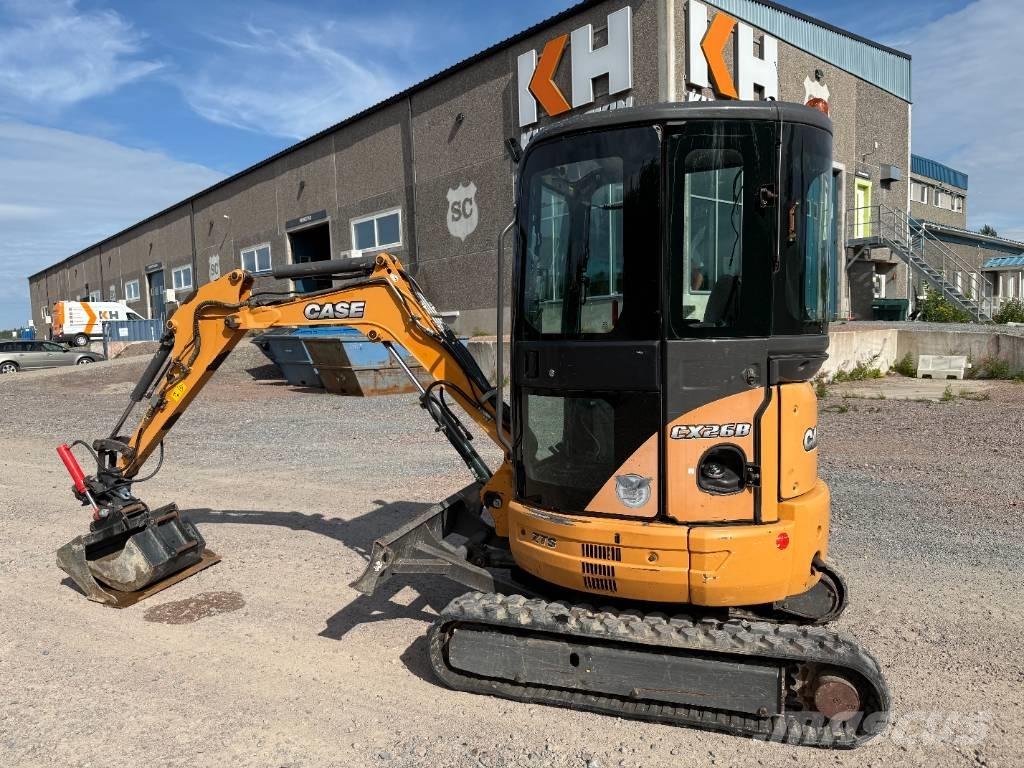 CASE CX26B Minigraafmachines < 7t