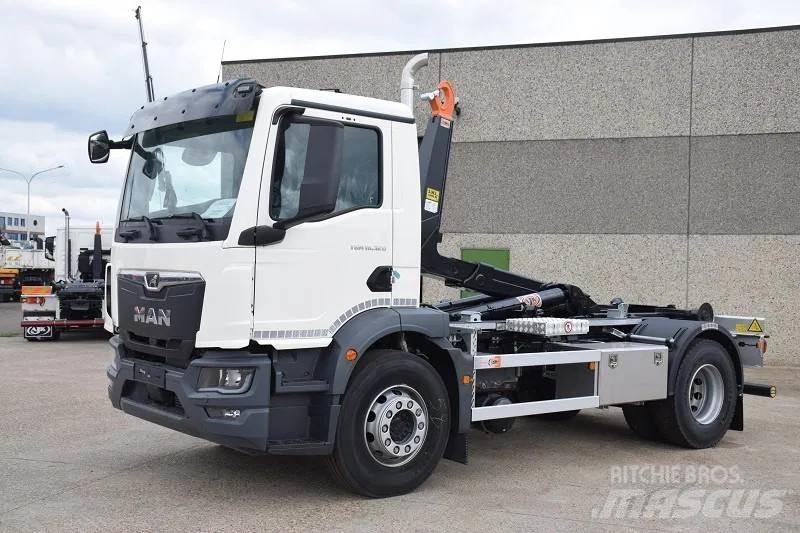 MAN TGM 18.320 Vrachtwagen met containersysteem