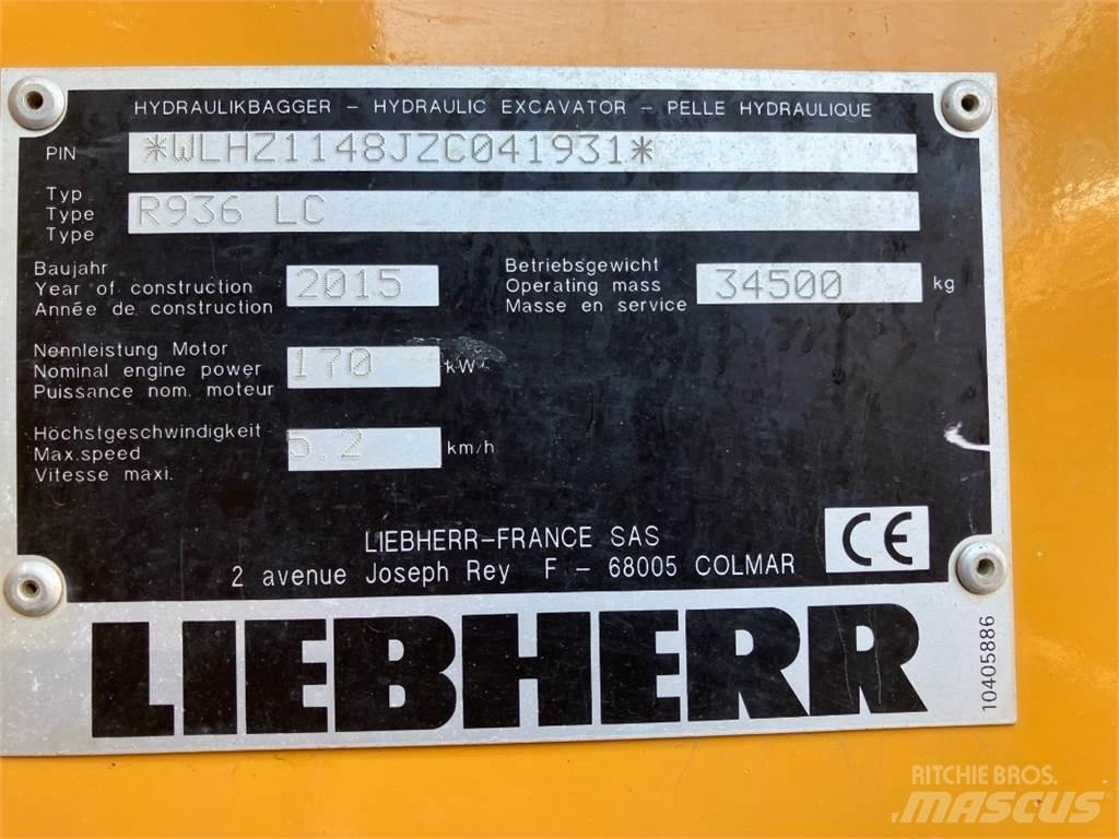 Liebherr R936 Rupsgraafmachines