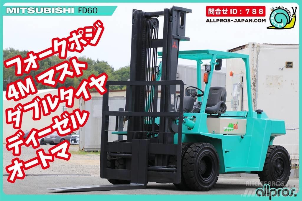 Mitsubishi FD60 Diesel heftrucks