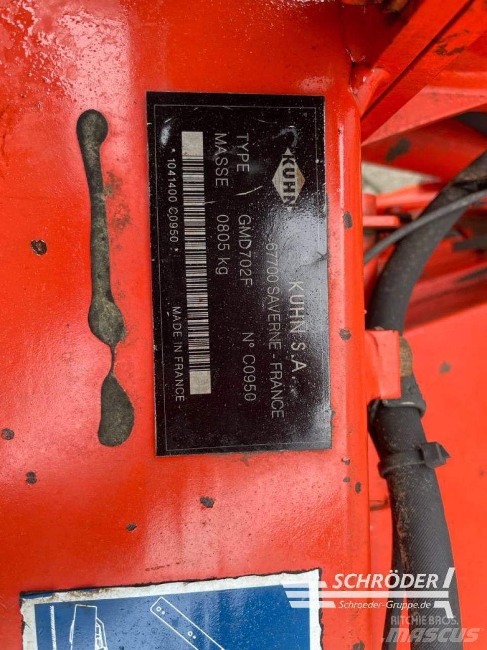 Kuhn GMD 702 F Maaiers