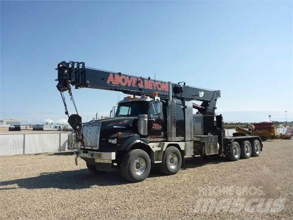 Terex BT70100 Vlakke laadvloer met kraan