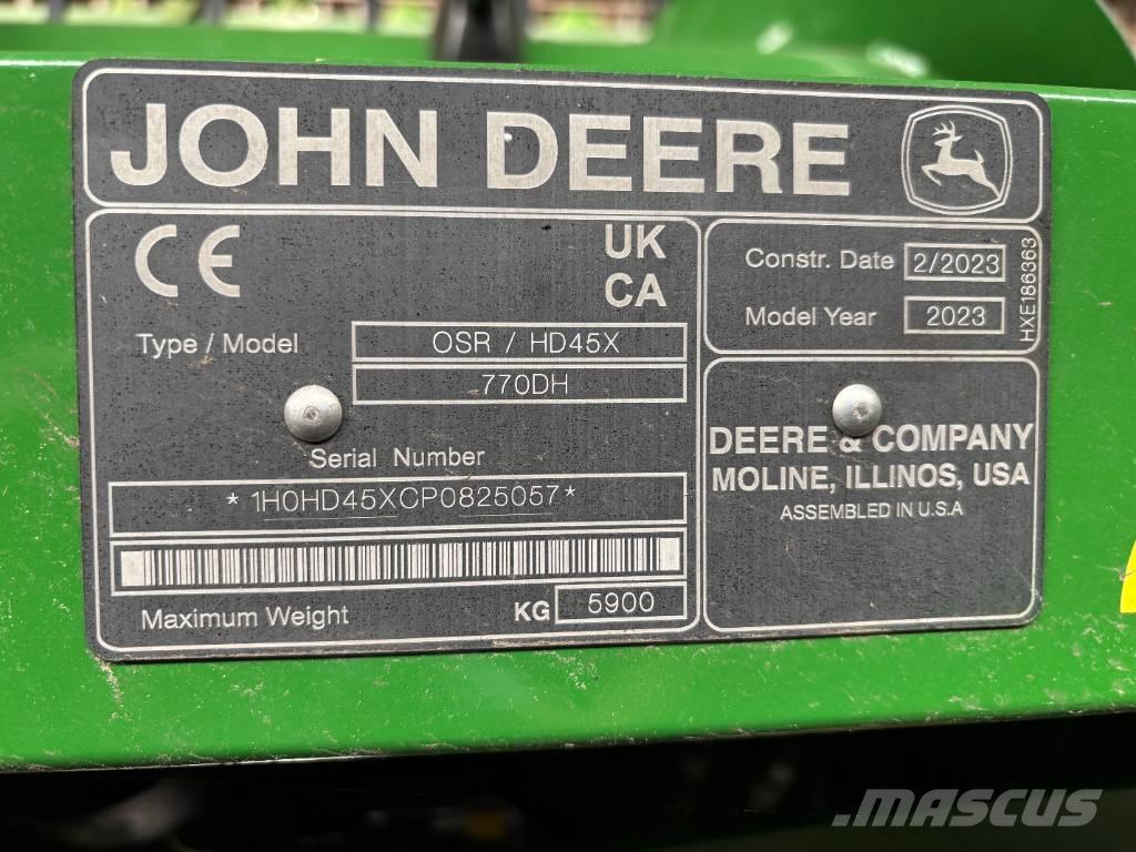 John Deere X9 1000 Maaidorsmachines