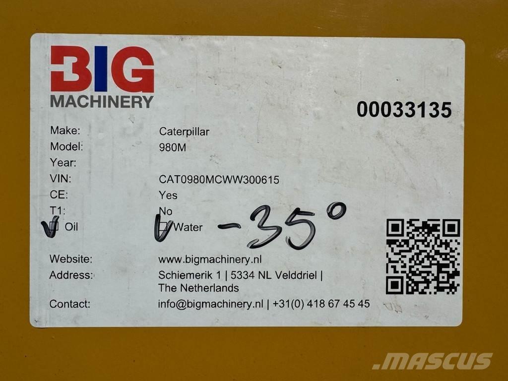 CAT 980M Wielladers