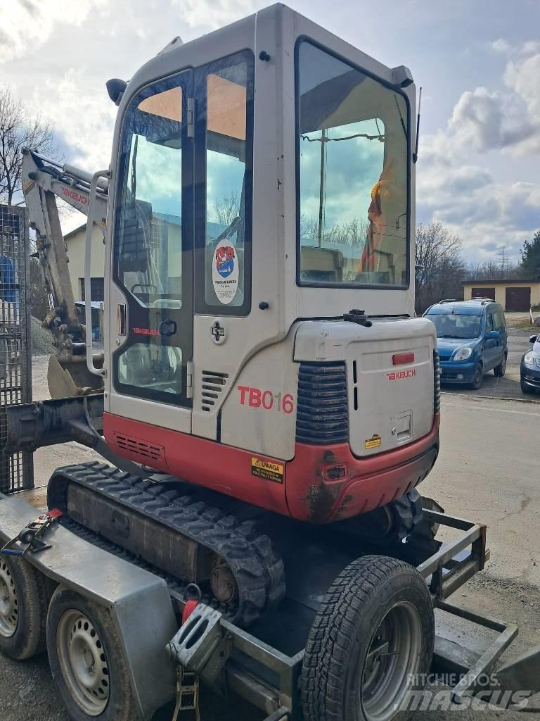 Takeuchi TB016 Minigraafmachines < 7t