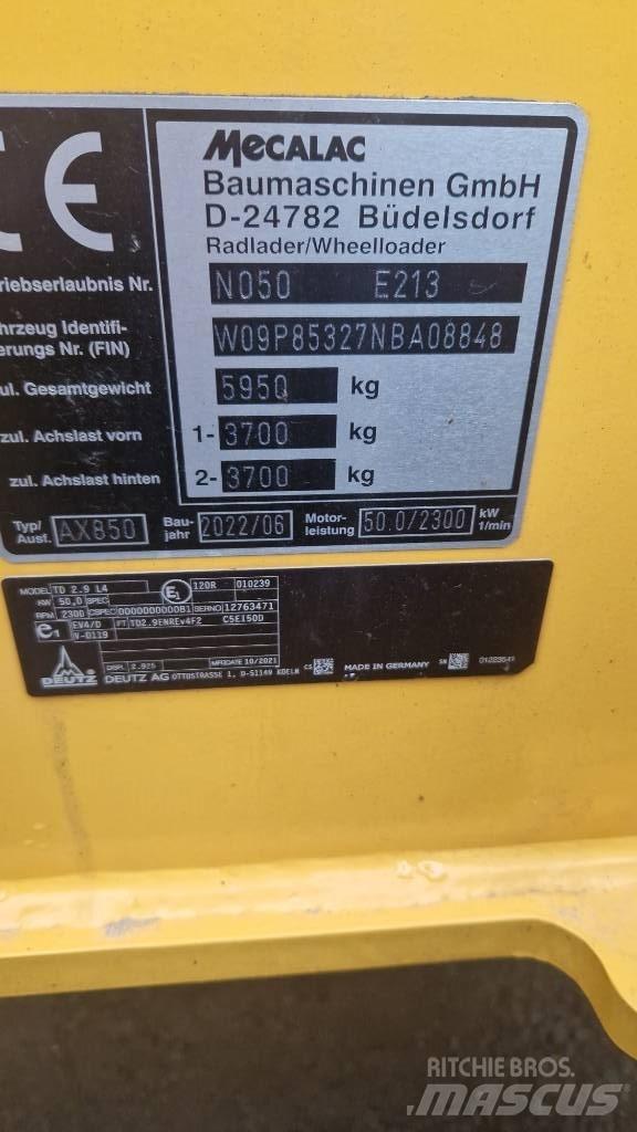 Mecalac AX 850 Wielladers