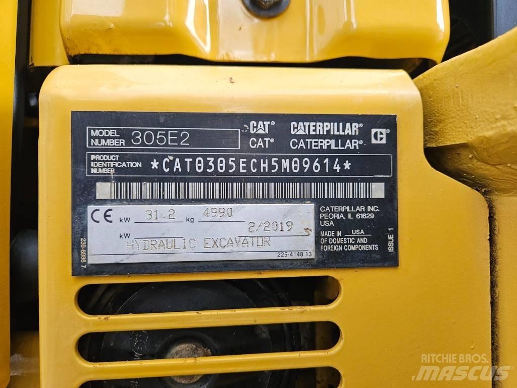 CAT 305 E2 Minigraafmachines < 7t
