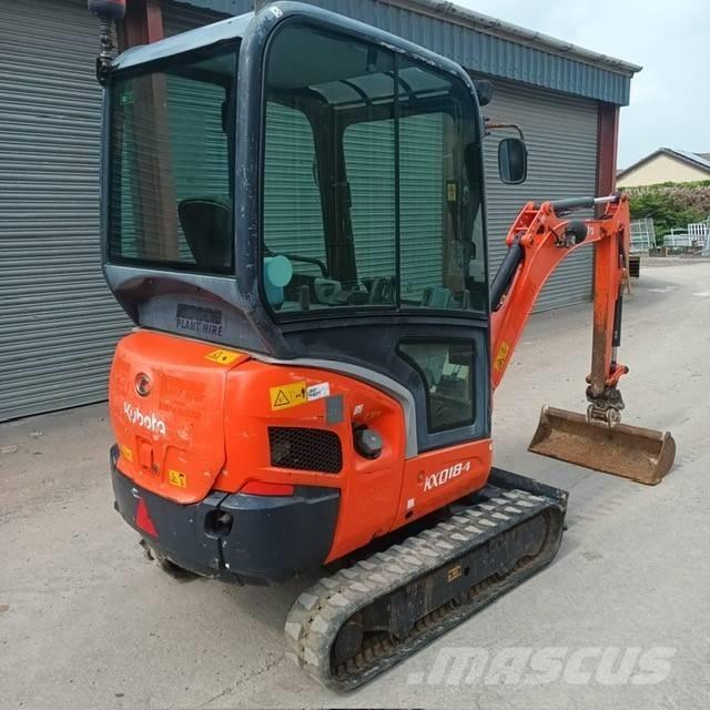 Kubota KX 018-4 Minigraafmachines < 7t