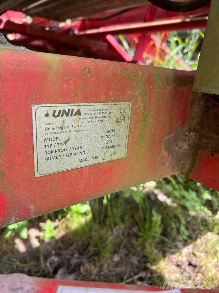 Unia PYRA 1600 Aardappelrooiers