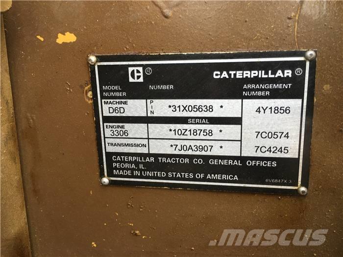 CAT D 6 D Rupsdozers