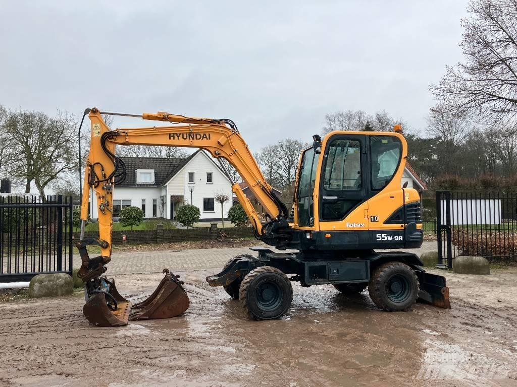 Hyundai 55W-9A Wielgraafmachines