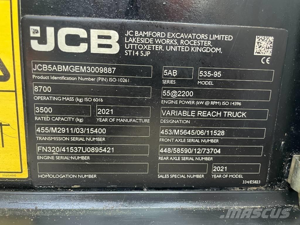 JCB 535-95 Verreikers