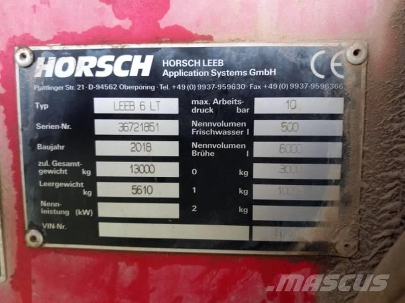 Horsch Leeb 6 LT Getrokken spuitmachines