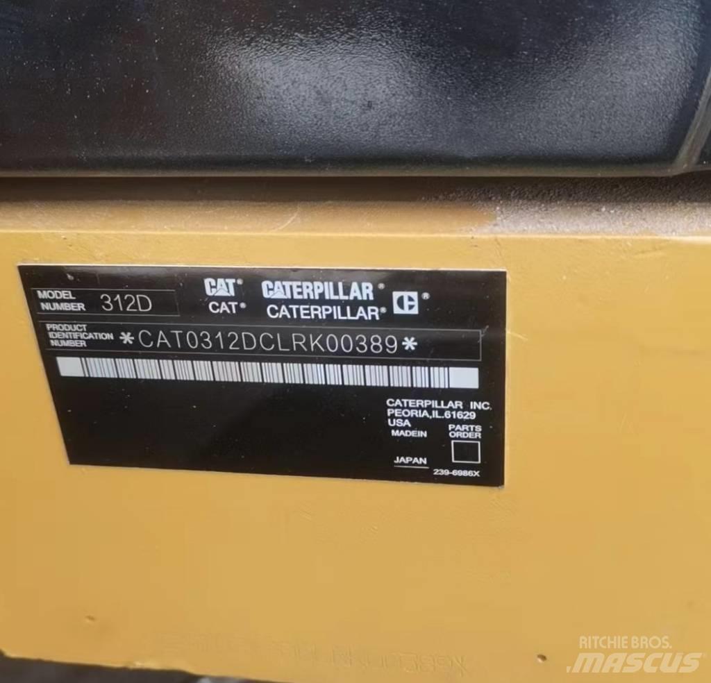 CAT 312 D Rupsgraafmachines