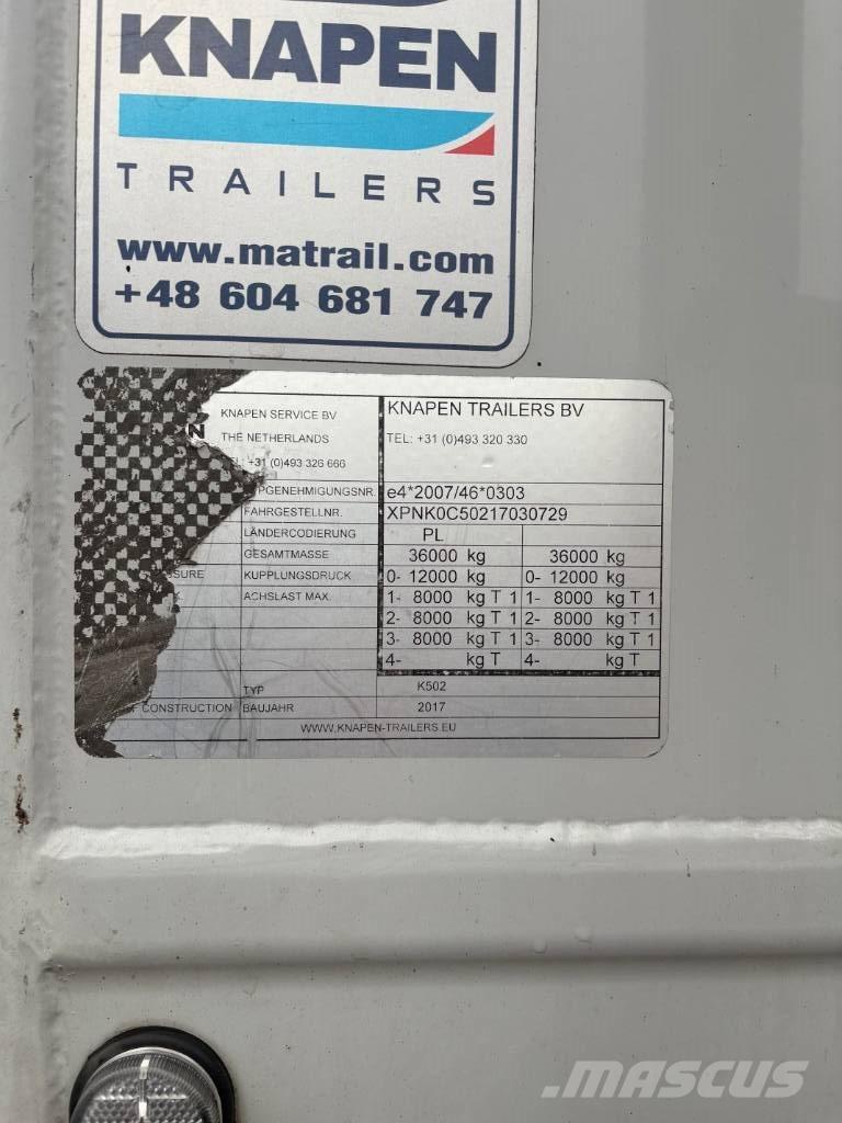 Knapen K 502 Hout snipper oplegger