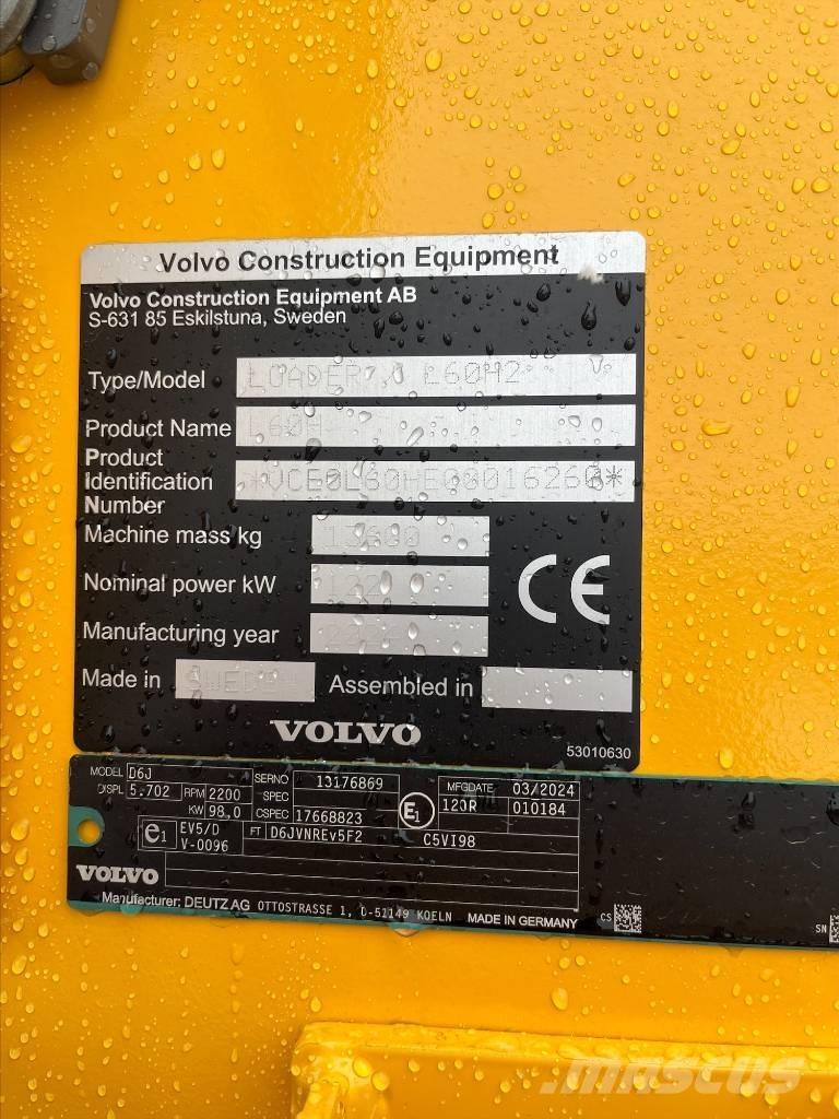 Volvo L 60 H2 Wielladers