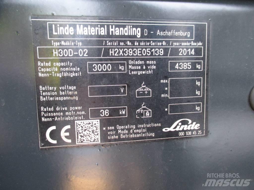 Linde H30D Diesel heftrucks