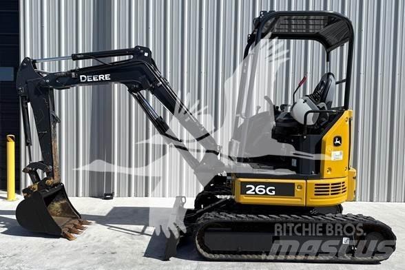 John Deere 26G Minigraafmachines < 7t