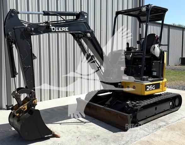 John Deere 26G Minigraafmachines < 7t