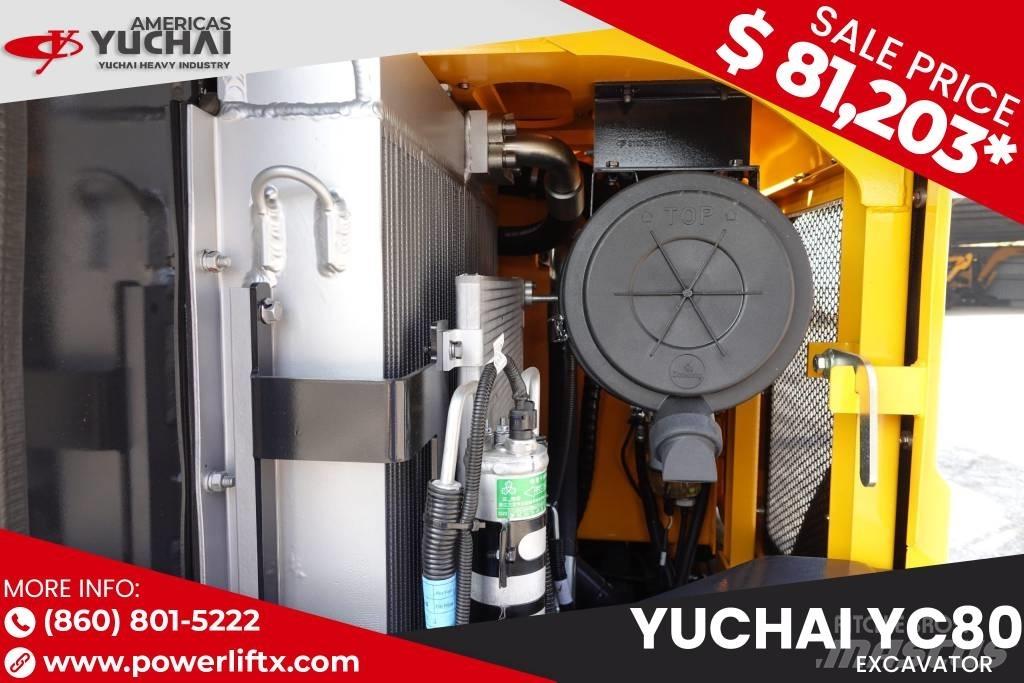 Yuchai YC80 Rupsgraafmachines