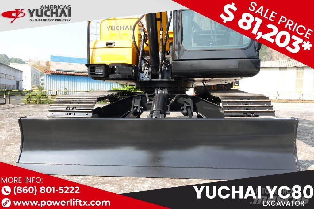 Yuchai YC80 Rupsgraafmachines