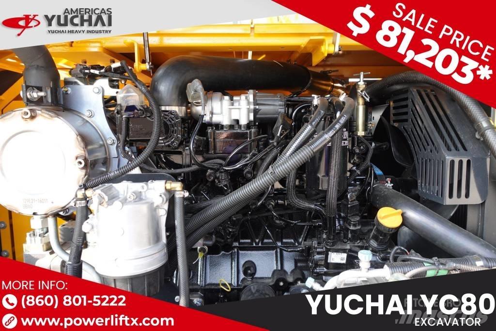 Yuchai YC80 Rupsgraafmachines