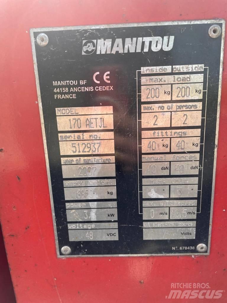 Manitou 170 AETJL Knikarmhoogwerkers