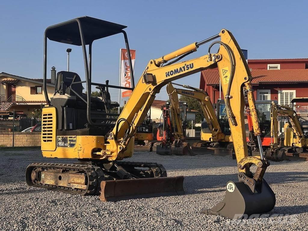 Komatsu PC16R-3HS Minigraafmachines < 7t