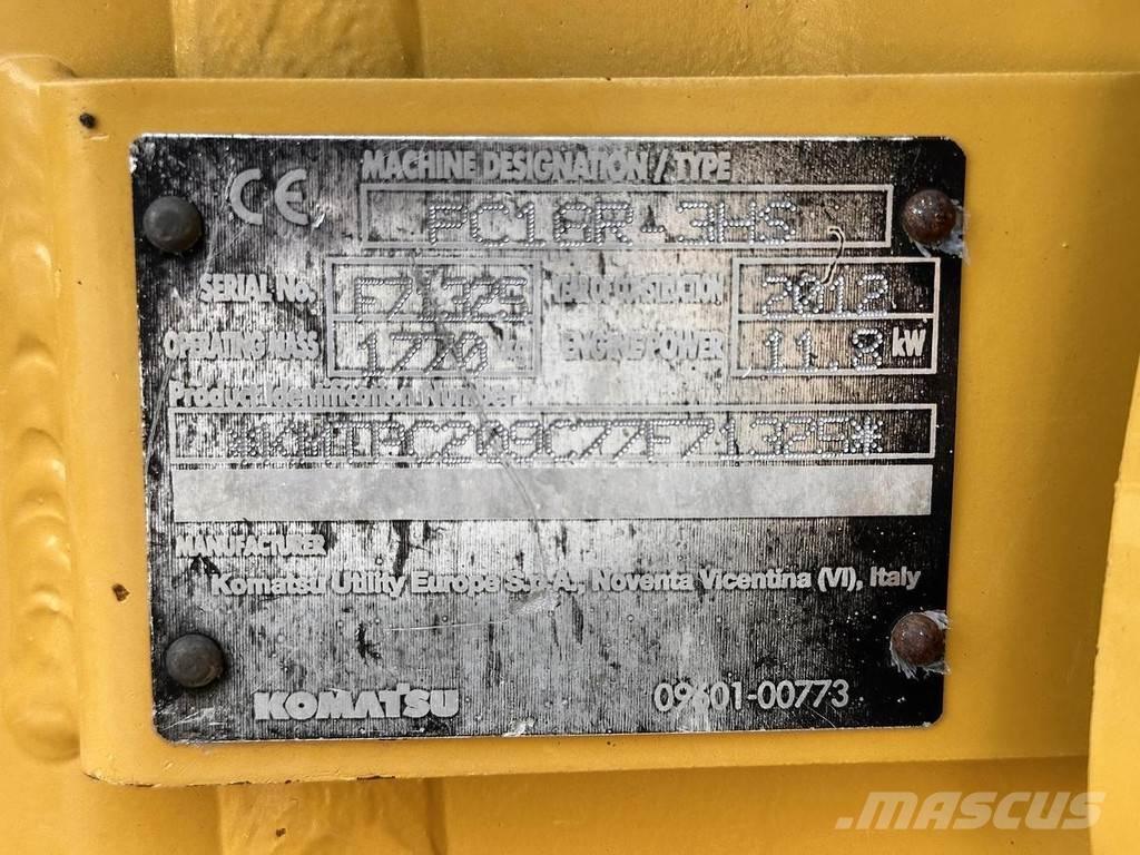 Komatsu PC16R-3HS Minigraafmachines < 7t