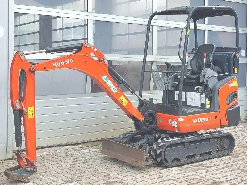 Kubota KX019-4 LPG Minigraafmachines < 7t
