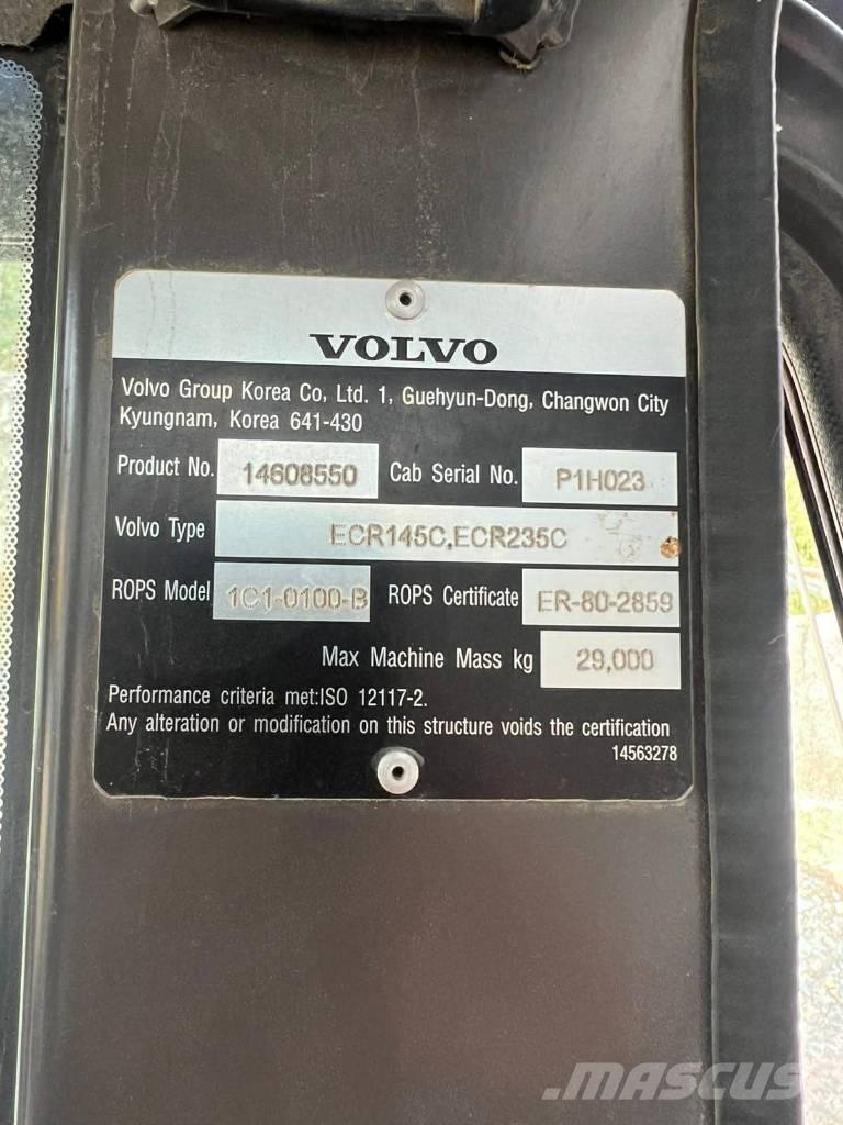 Volvo ECR 235 C L Rupsgraafmachines