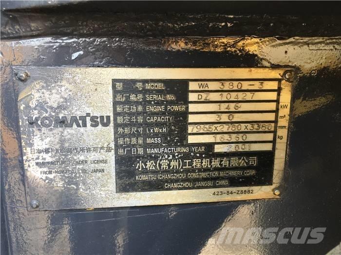 Komatsu WA 380-3 Wielladers