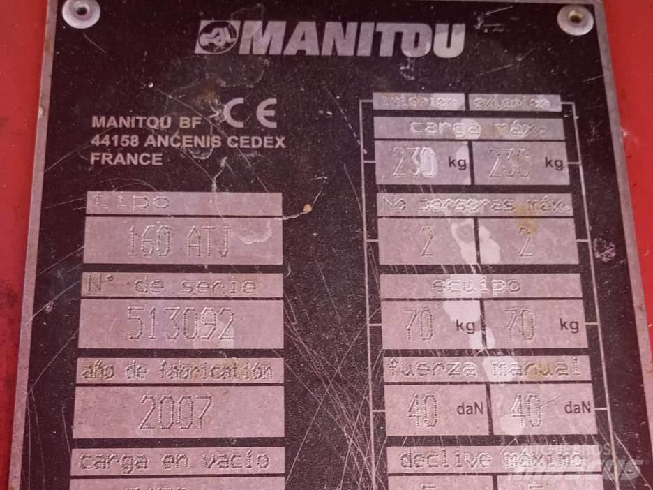 Manitou 160 ATJ Knikarmhoogwerkers