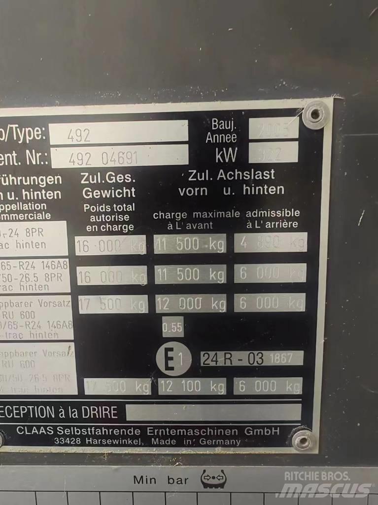 CLAAS Jaguar 870 Zelfrijdende veldhakselaars