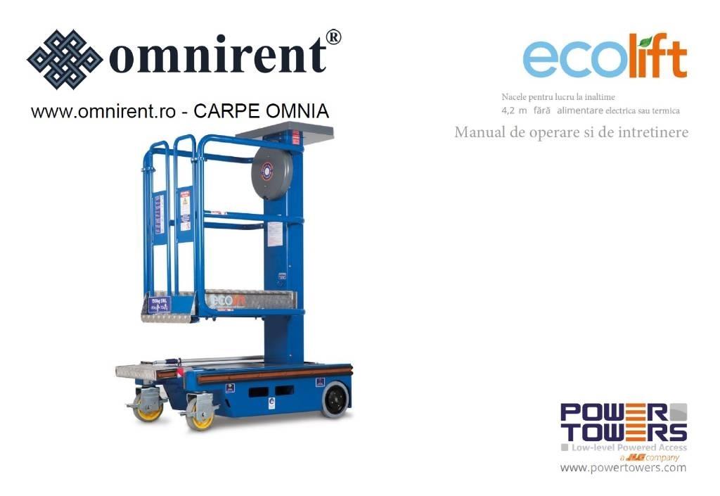 JLG Ecolift Manuele lift